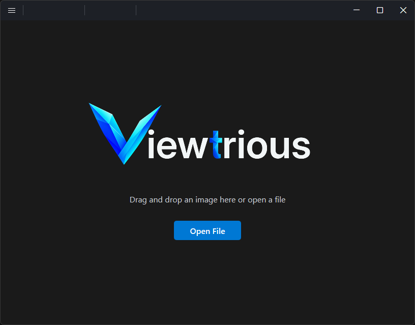 Viewtrious displaying a photograph in its native Windows interface